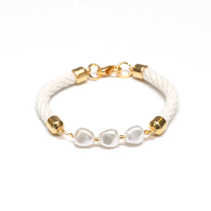 'Atlantic' Bracelet - white