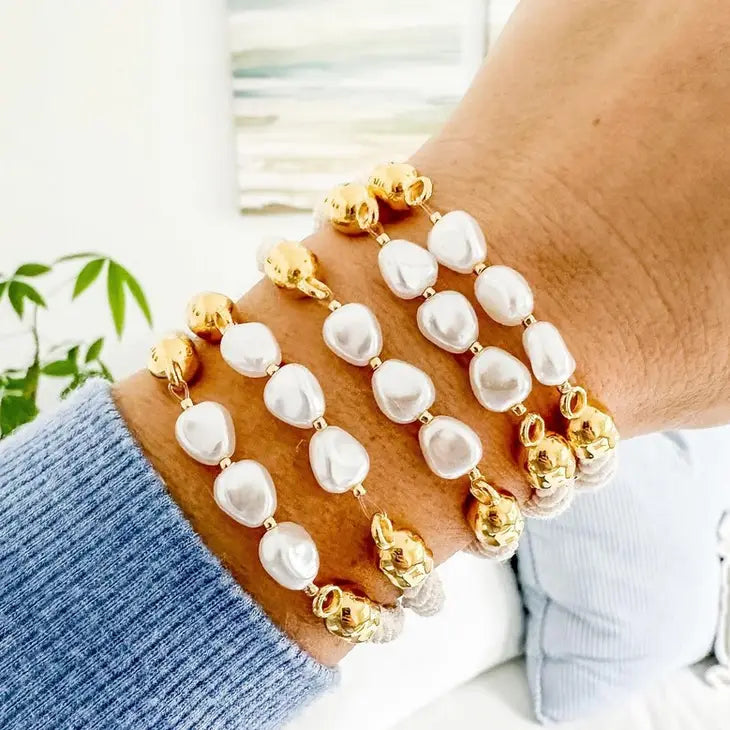 'Atlantic' Bracelet - white