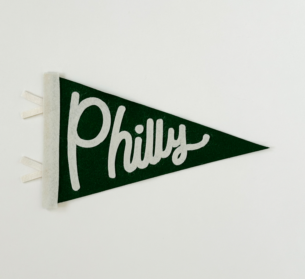 'Philly' pennant - Eagles green