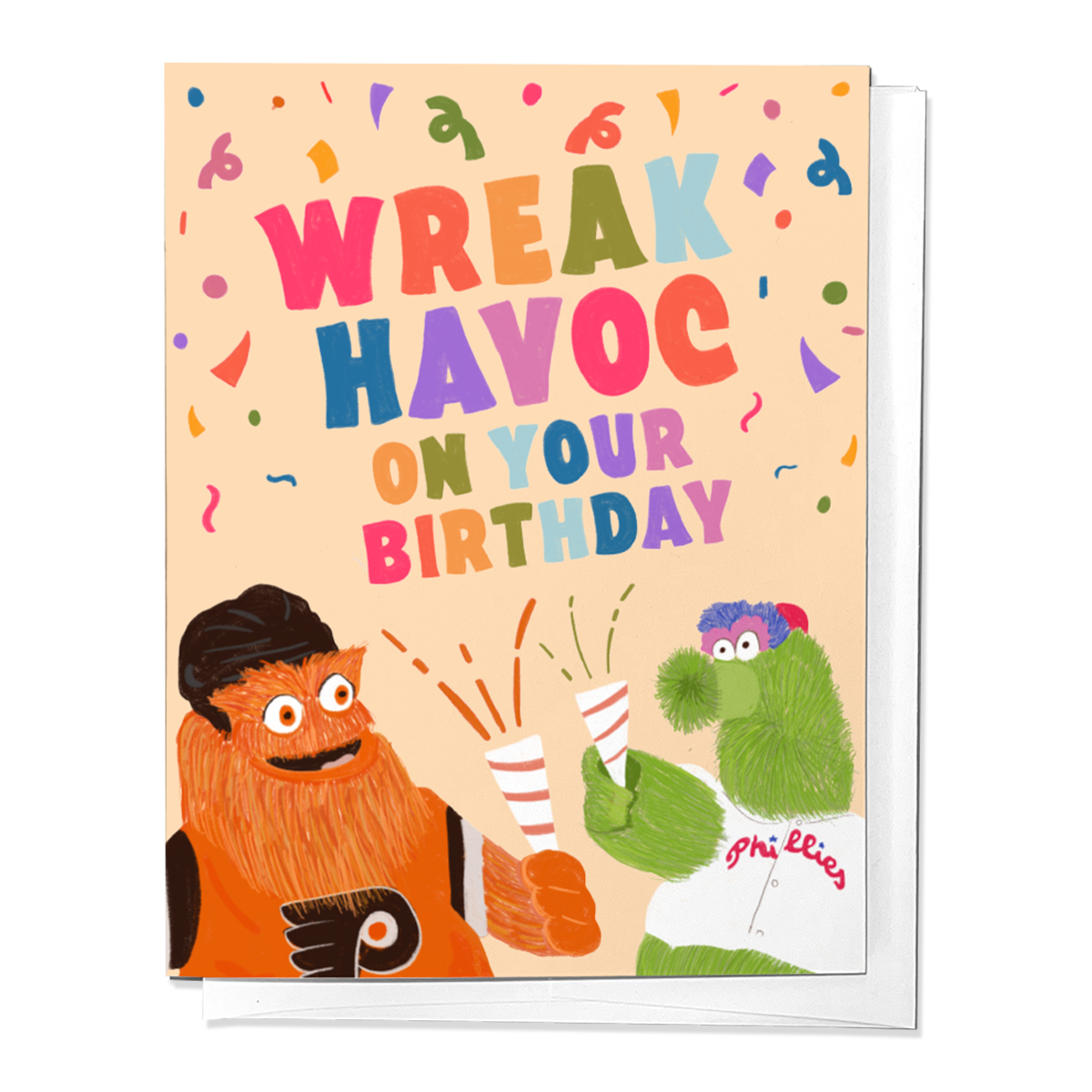 'Wreak Havoc on your Birthday' Greeting Card