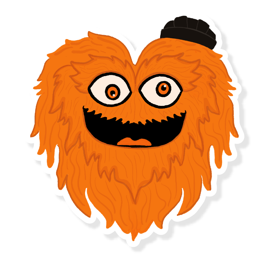 Gritty Love Vinyl Sticker