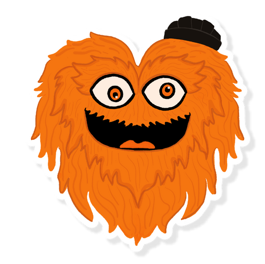 Gritty Love Vinyl Sticker