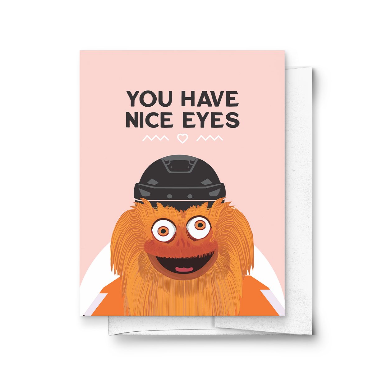 'You Have Nice Eyes' Gritty Love/Friendship Card