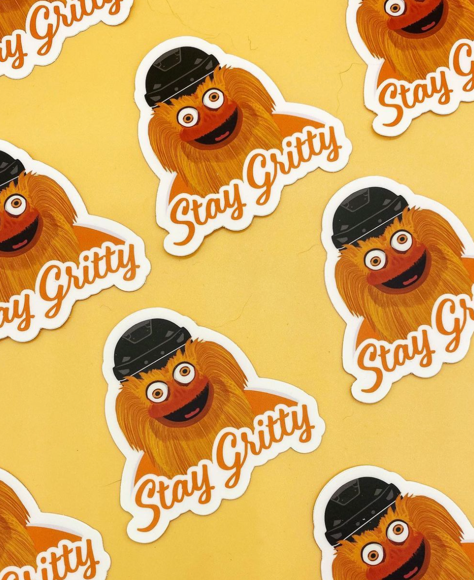 'Stay Gritty' Vinyl Sticker