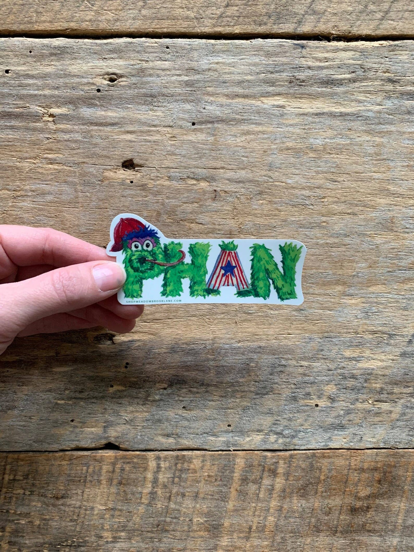 Furry 'Phan' Vinyl Sticker