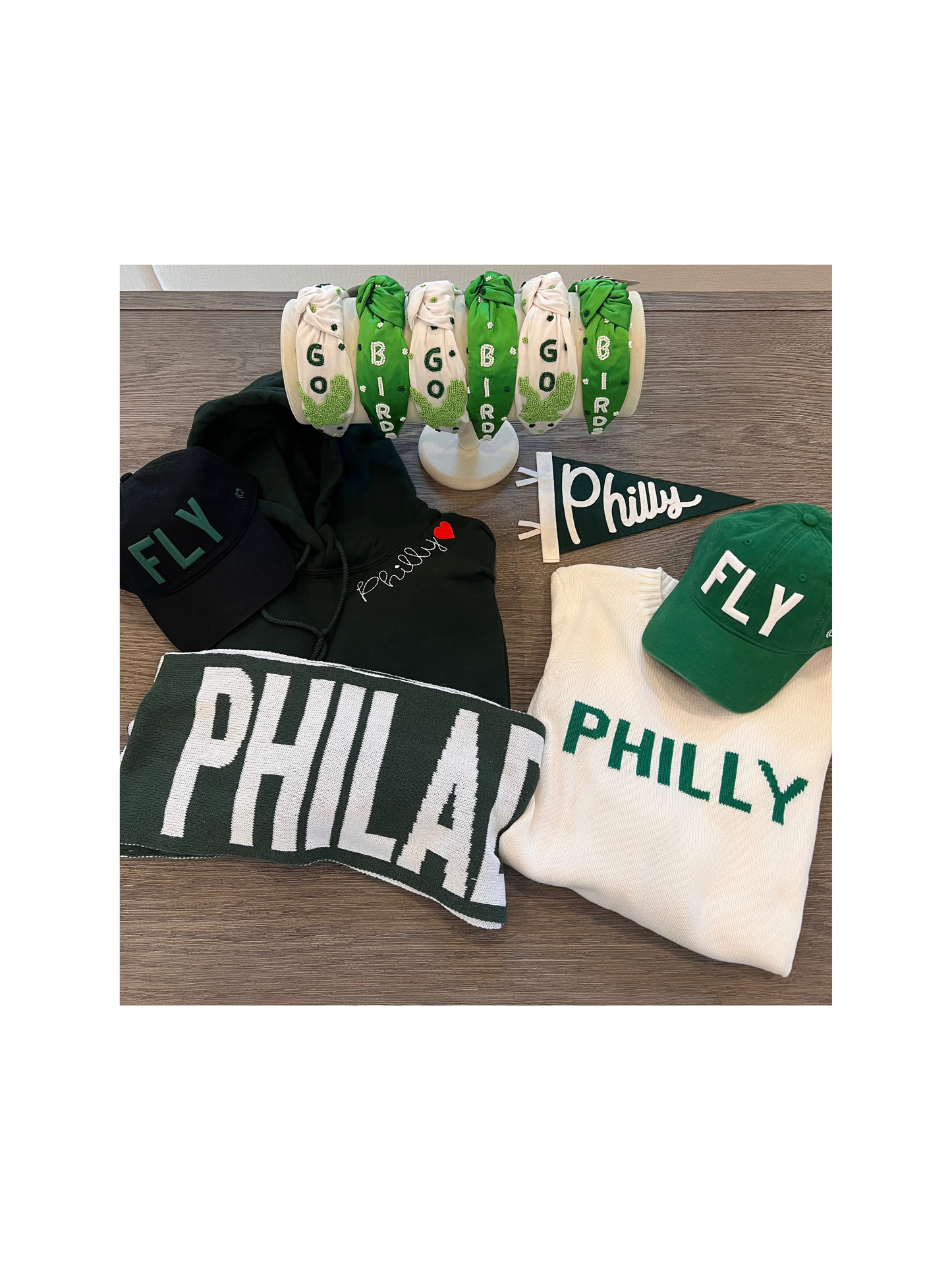 'Philadelphia' Scarf (Forest Green)