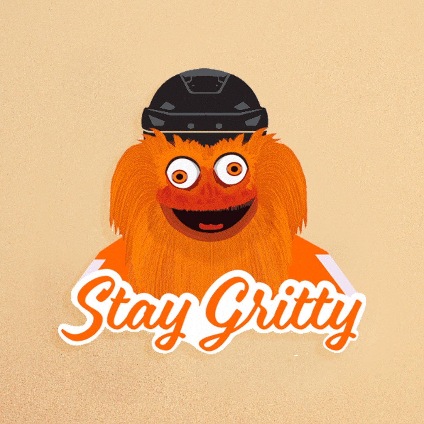 'Stay Gritty' Vinyl Sticker