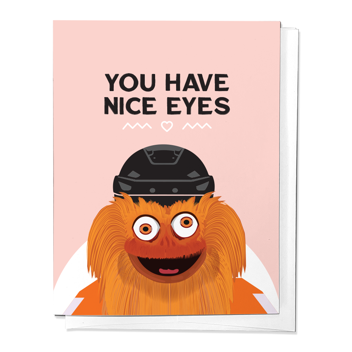 'You Have Nice Eyes' Gritty Love/Friendship Card