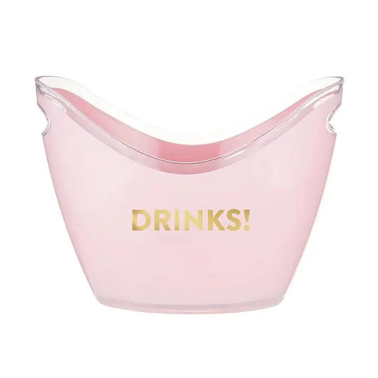 "Drinks" Acrylic Beverage Bucket
