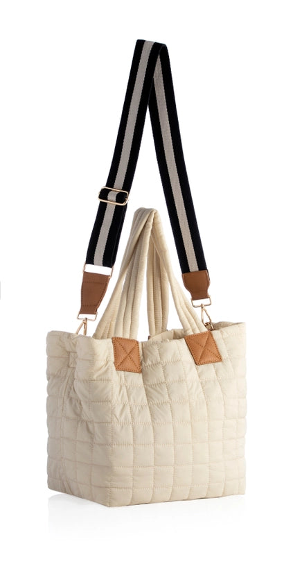 'Ezra' Tote in Ivory