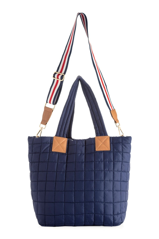 'Ezra' Tote in Navy