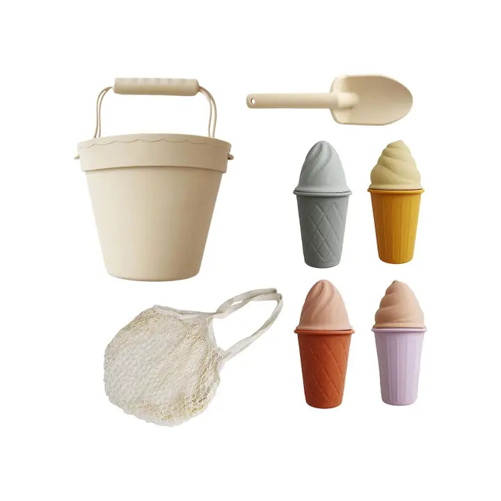 Classic Silicone Ice Cream Beach Set
