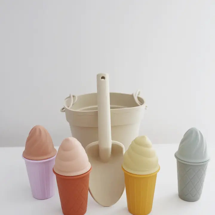 Classic Silicone Ice Cream Beach Set