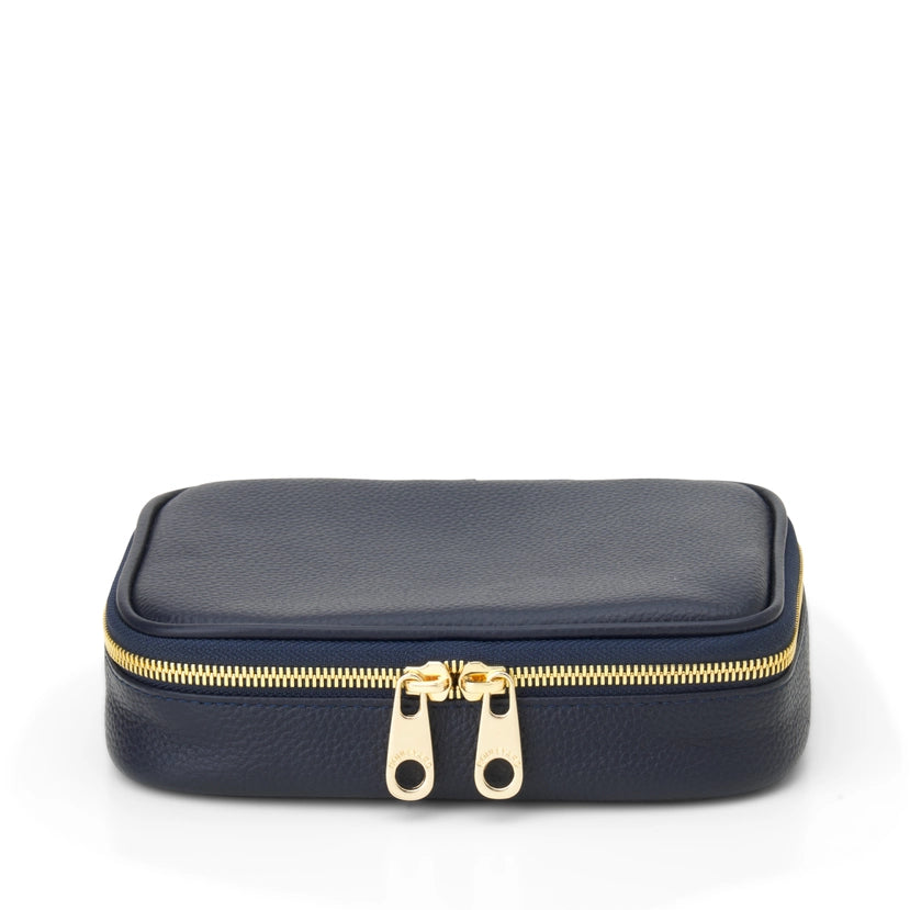 'Isabella' Jewelry Case in Navy (Personalized)