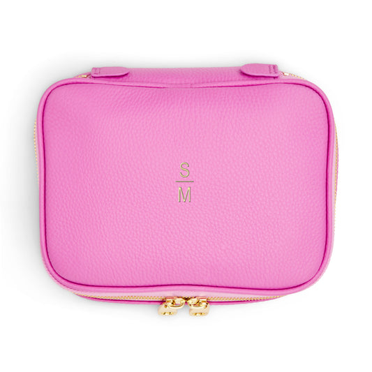 'Isabella' Jewelry Case in Pink (Personalized)