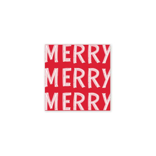 Merry Holiday Paper Napkins