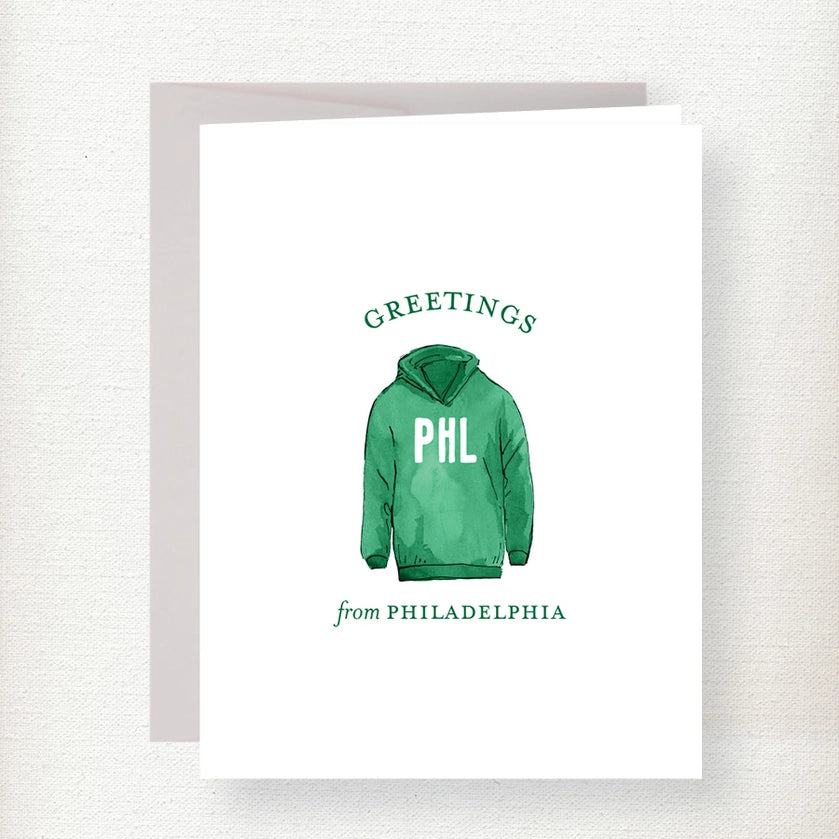 Greetings From PHL Greeting Card