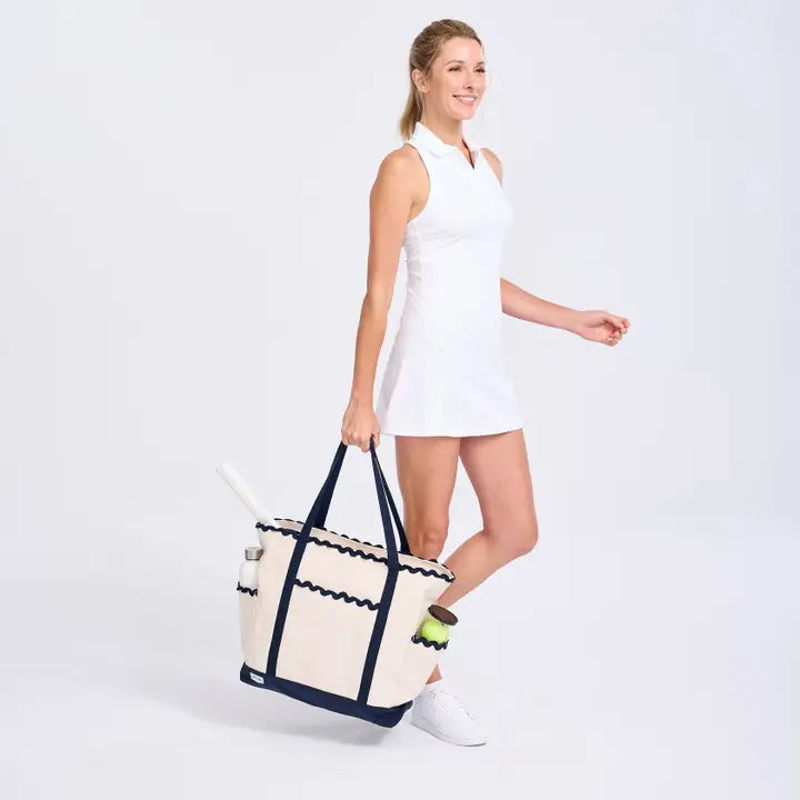 Scalloped Tennis Tote