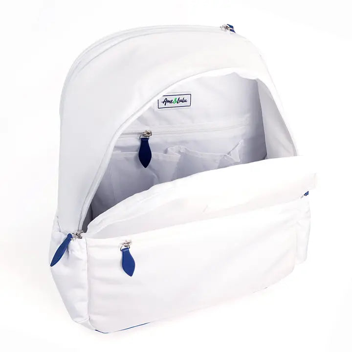 Courtside Tennis Backpack (white)